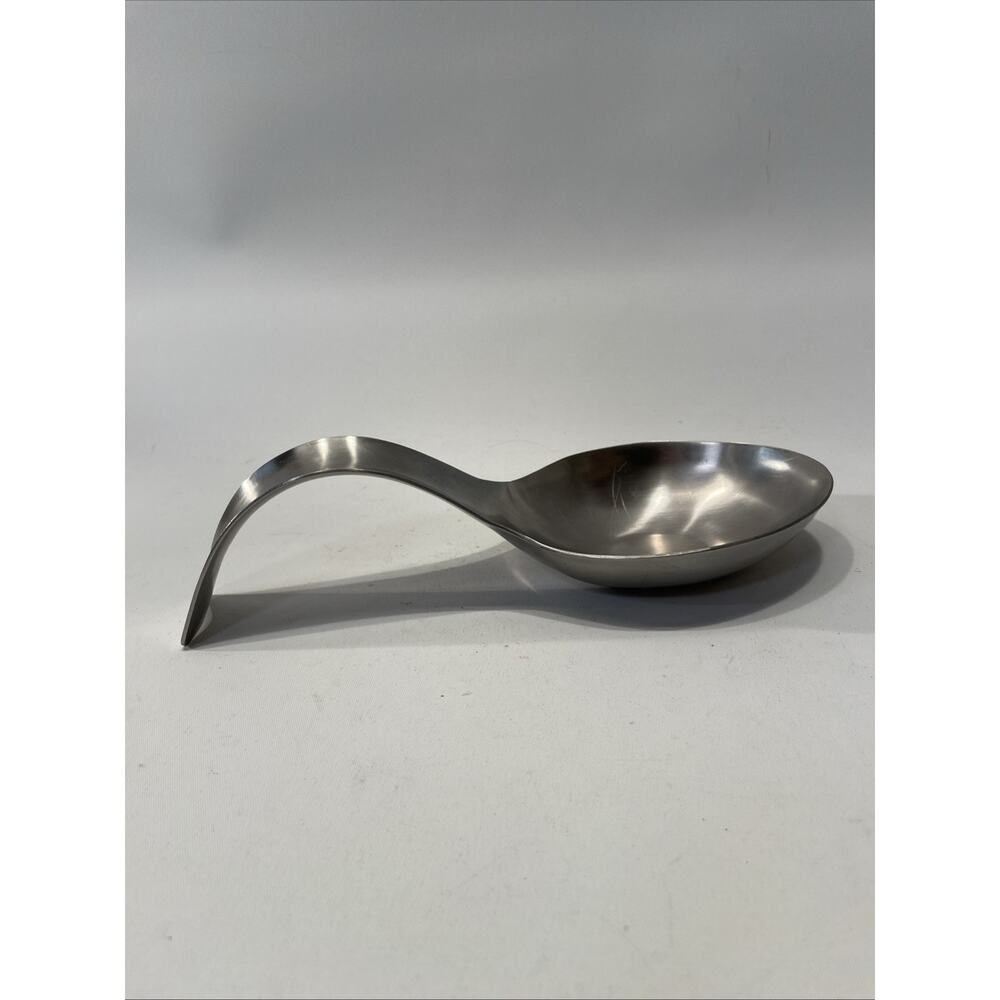 Stainless Steel Brushed Heavy Metal Spoon Rest